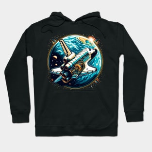 Orbital Legacy - Space Shuttle Above Earth Hoodie